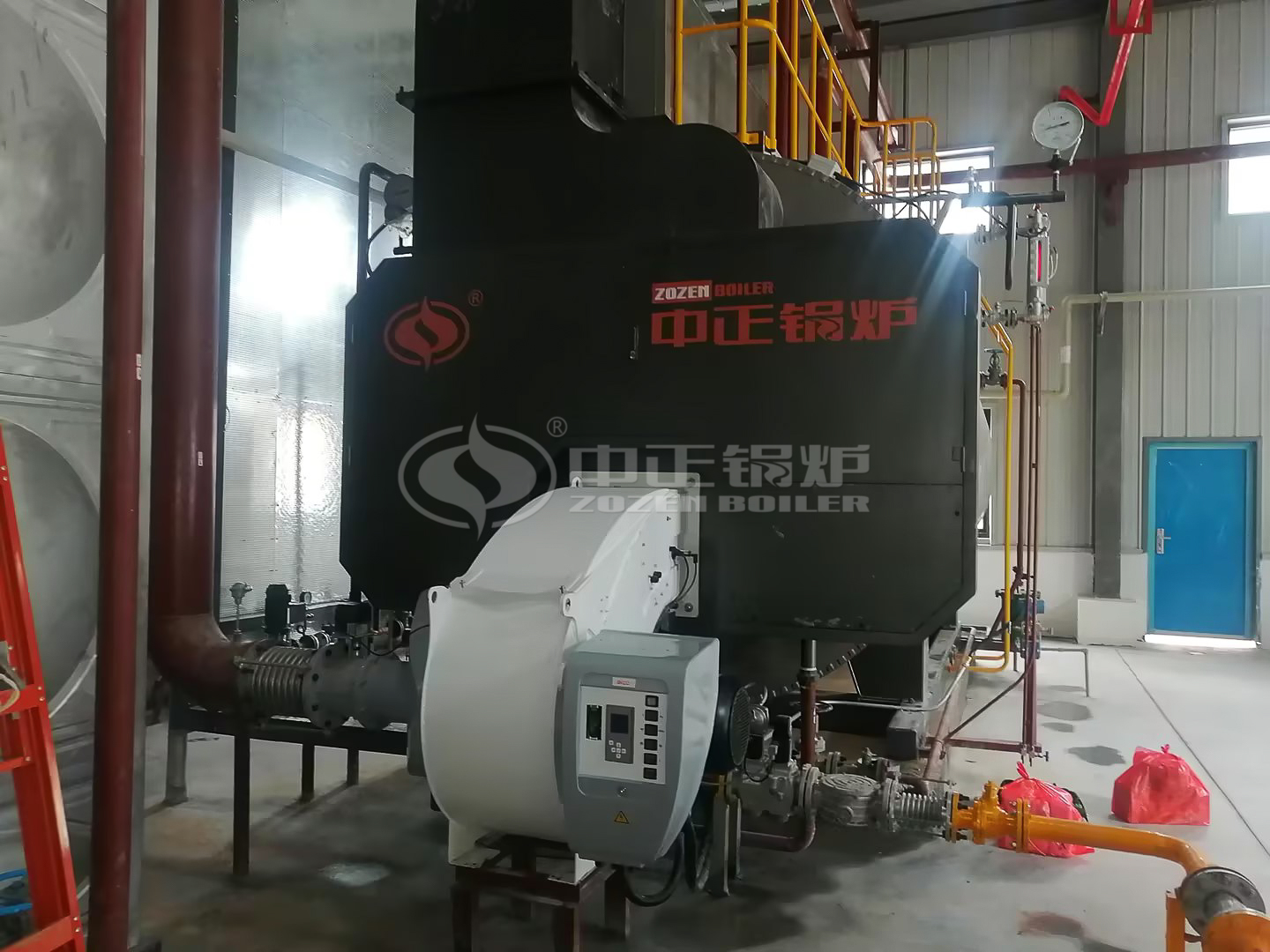 8-Ton Light Diesel Steam Boiler for Palm Oil Plant in Malaysia