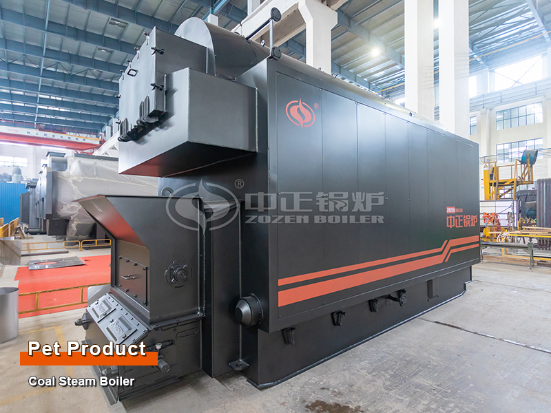 ZOZEN 4 Tph Coal Steam Boiler for Pet Product Industry